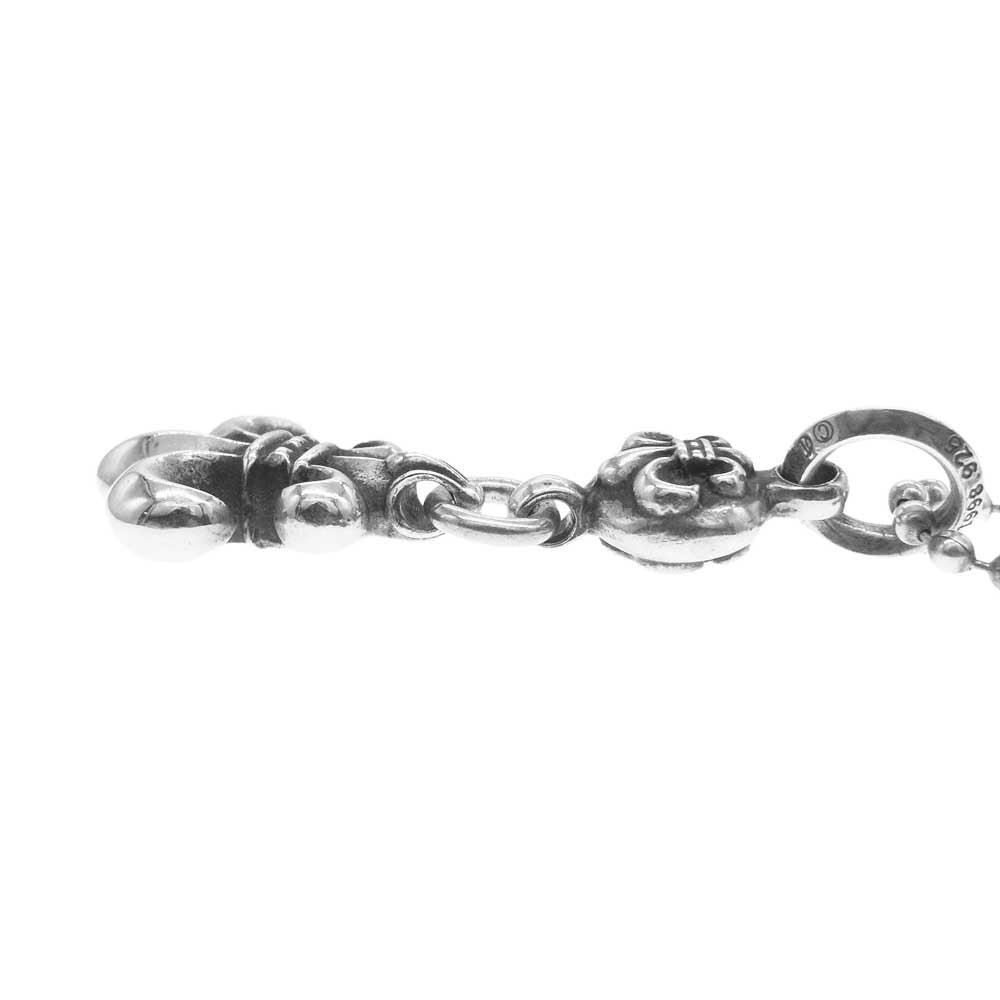 CHROME HEARTS クロムハーツ（原本無） 1BALL BS FLEUR 1ボール BS フレア チャーム シルバー ネックレス ペンダントトップ シルバー系【中古】