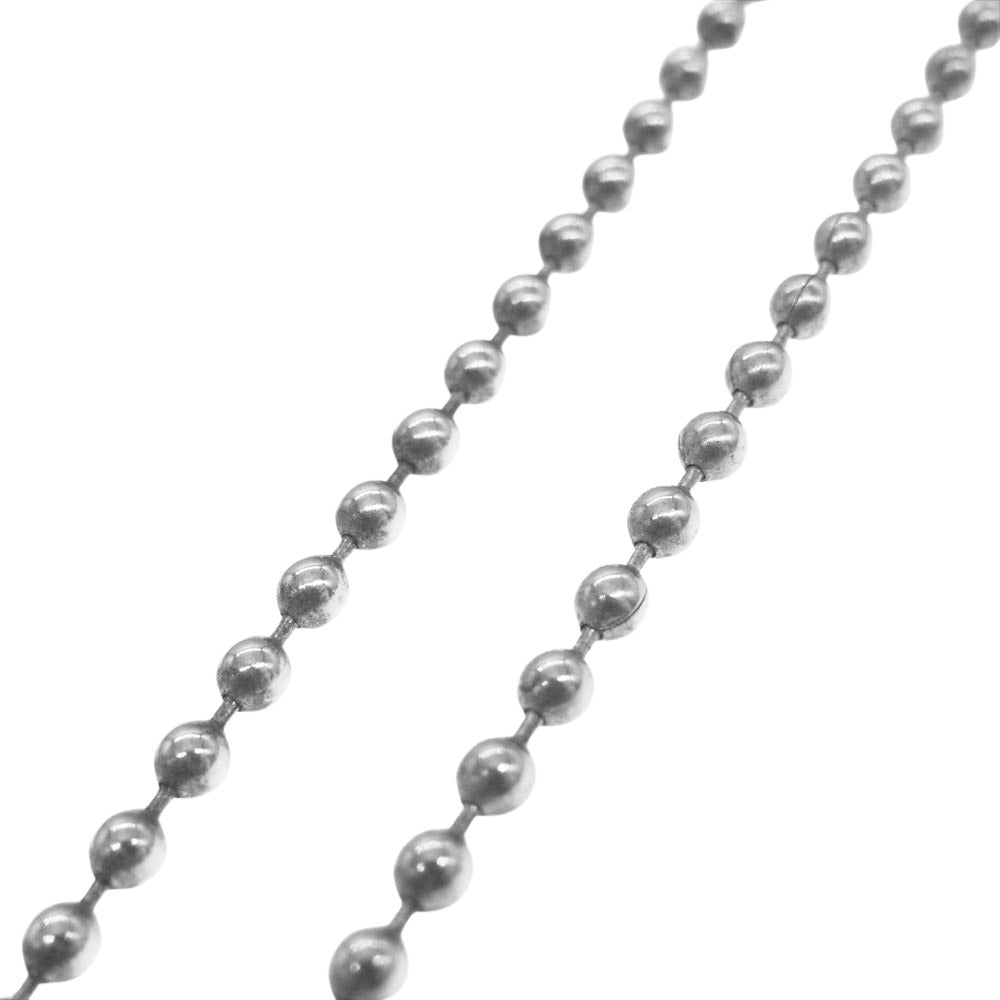 CHROME HEARTS クロムハーツ（原本無） 1BALL BS FLEUR 1ボール BS フレア チャーム シルバー ネックレス ペンダントトップ シルバー系【中古】
