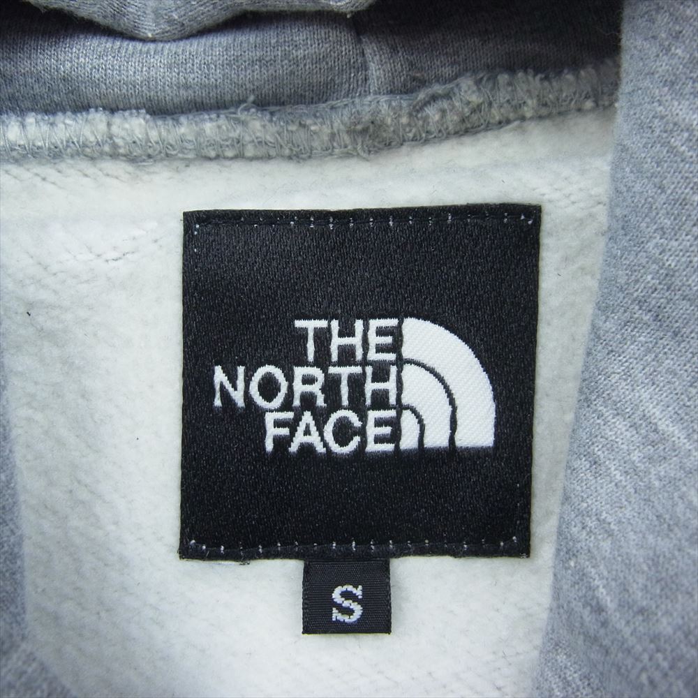 THE NORTH FACE ノースフェイス NT61721R SQUARE LOGO BIG HOODIE スクエア ロゴ ビッグ フーディ パーカー グレー系 S【中古】