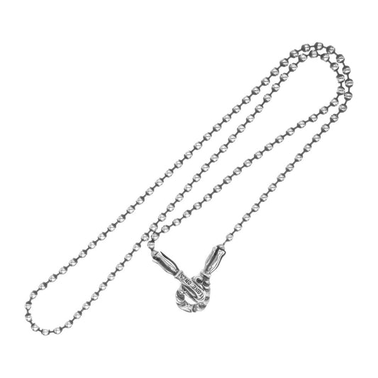 LONE ONES ロンワンズ ギャランティ付属 MFNH-0003 19INCH 19インチ メイティングフライト ボールチェーン ネックレス シルバー系【中古】