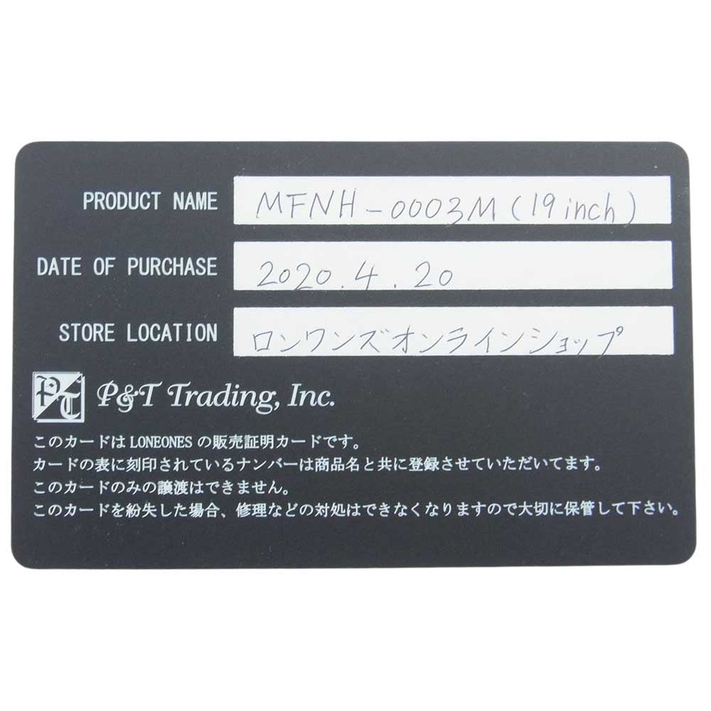 LONE ONES ロンワンズ ギャランティ付属 MFNH-0003 19INCH 19インチ メイティングフライト ボールチェーン ネックレス シルバー系【中古】