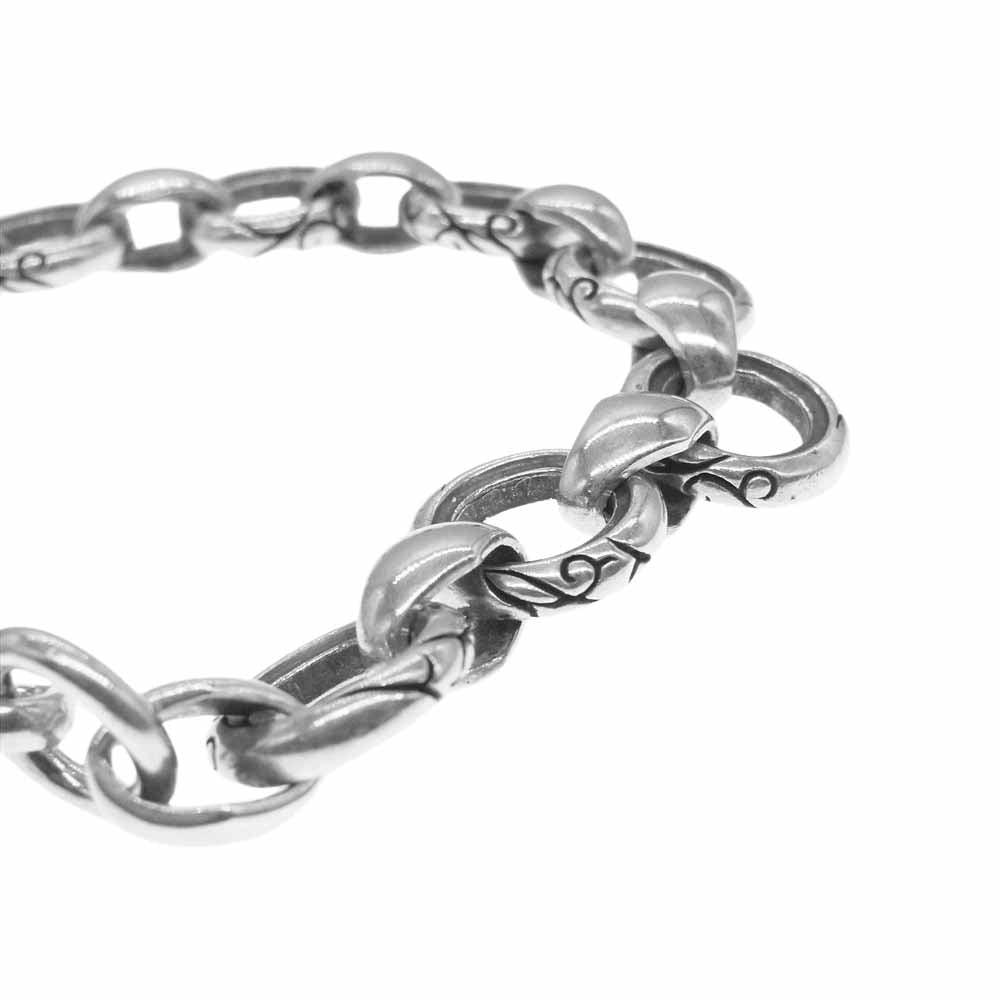 FROID TIEDEUR フロワティエドール 罪と罰 ロゴ ブレスレット シルバー系【中古】