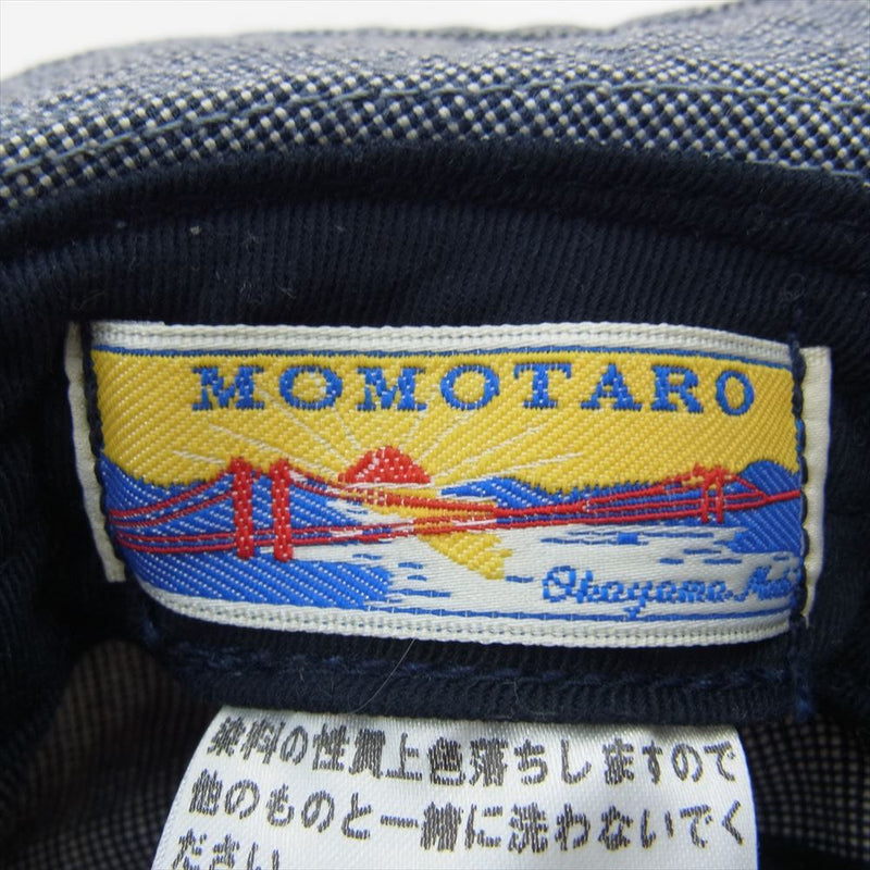 MOMOTARO JEANS 桃太郎ジーンズ RMMJ-A1602 デニム ハット 帽子 グレー系 FREE【中古】