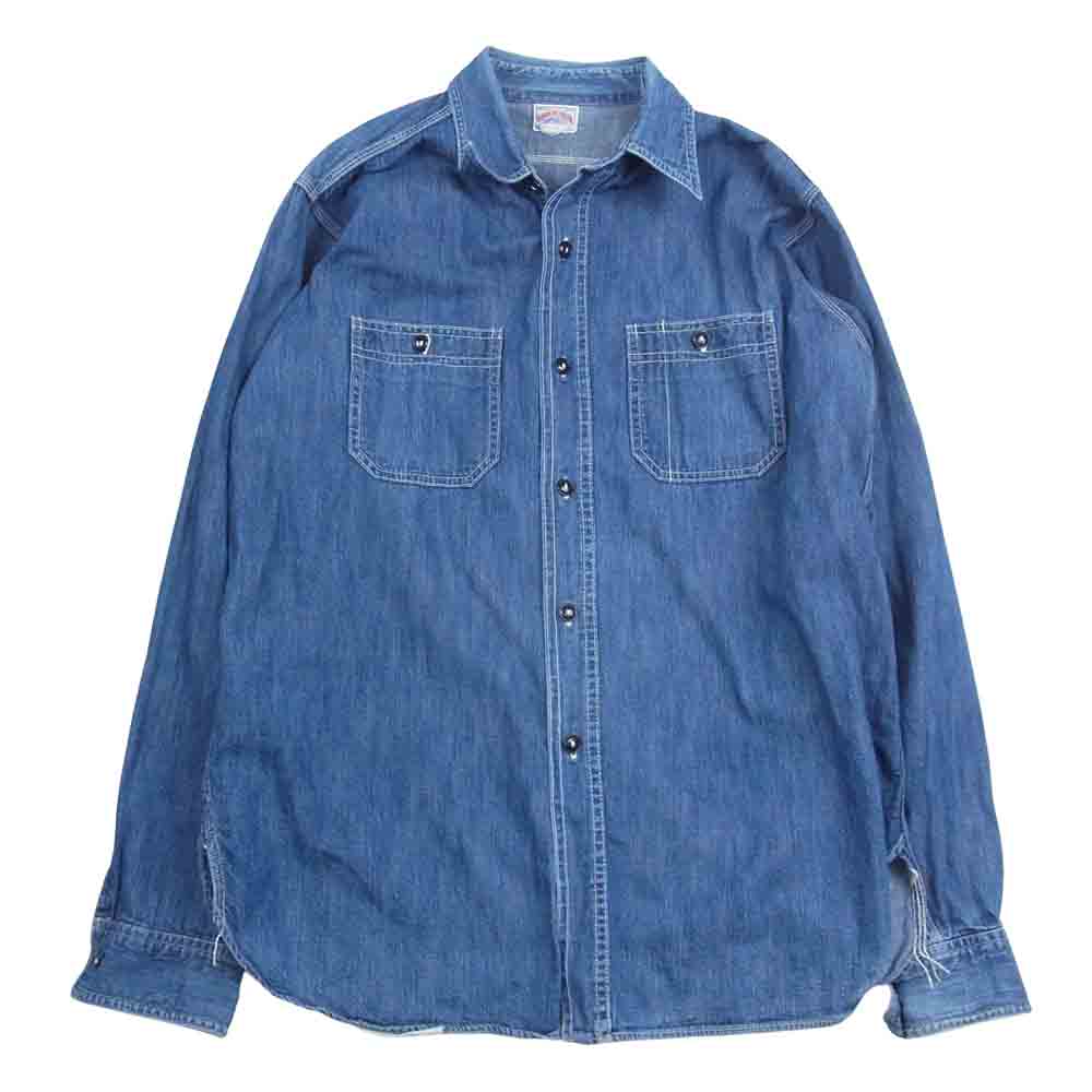 ジョーマッコイ 8HOUR UNION エイトアワーユニオン 長袖 デニム シャツ インディゴブルー系【中古】
