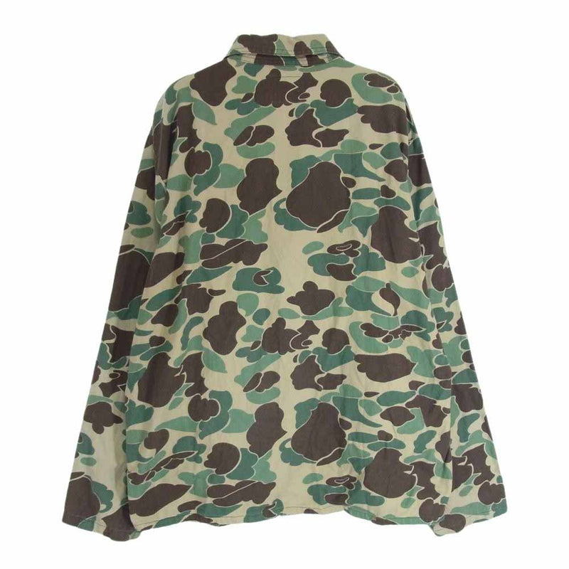 RATS ラッツ 17'RJ-0409 UTILITY JKT CAMOUFLAGE ユーティリティー カモ柄 ミリタリー ジャケット カーキ系 M【中古】