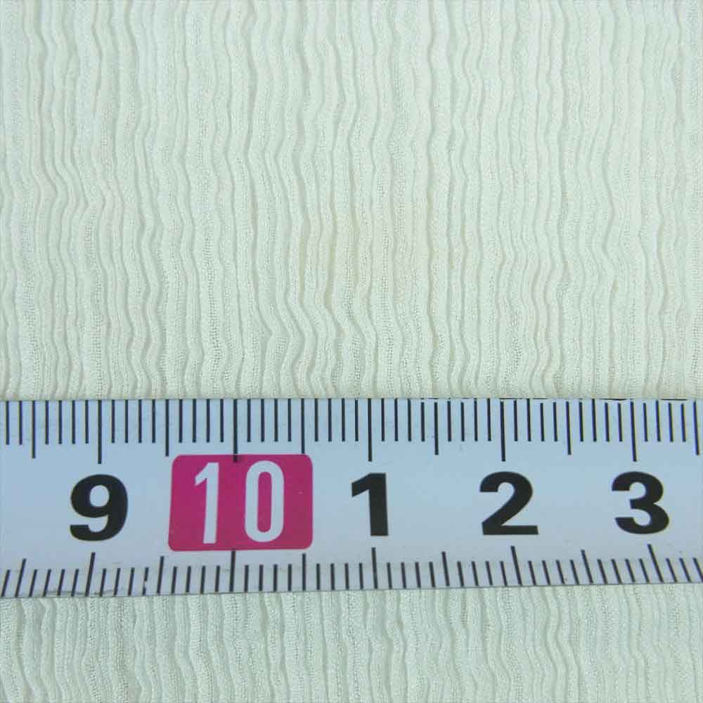 ISSEY MIYAKE イッセイミヤケ MI63FJ101 me ミー 襟付き カーディガン ブラウス 長袖 シャツ ホワイト系 -【中古】