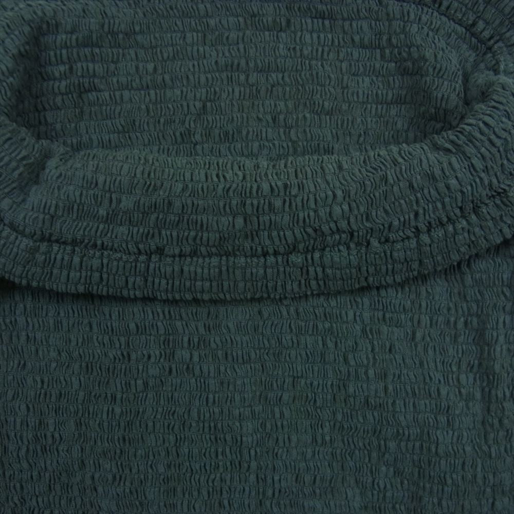 ISSEY MIYAKE イッセイミヤケ MI54FH361 me ミー シャーリング プリーツ加工 タートルネック ノースリーブ ワンピース ドレス グレー系 -【中古】