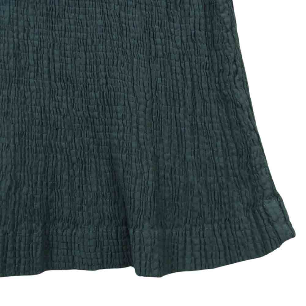 ISSEY MIYAKE イッセイミヤケ MI54FH361 me ミー シャーリング プリーツ加工 タートルネック ノースリーブ ワンピース ドレス グレー系 -【中古】