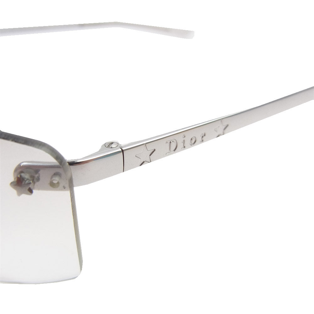 Dior ディオール YB7NN サングラス アイウェア 眼鏡 シルバー系 65□15【中古】