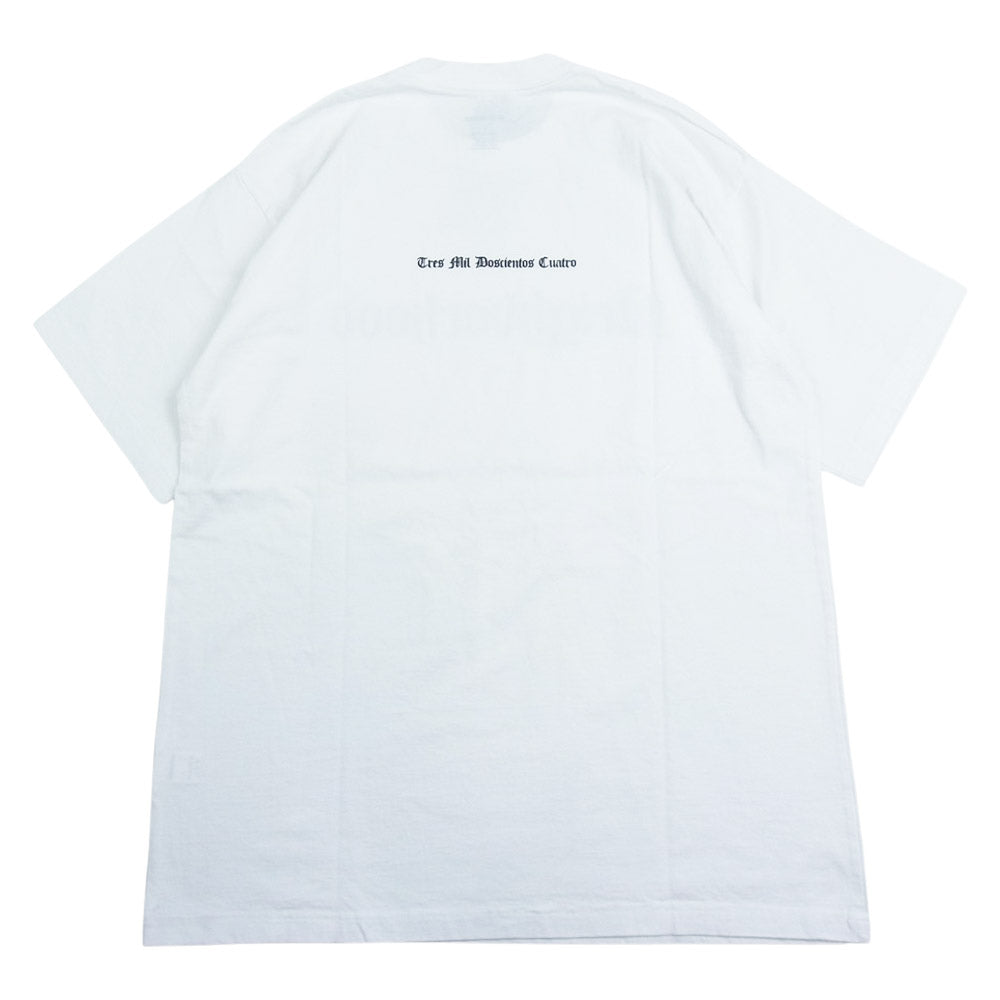 NEIGHBORHOOD ネイバーフッド 21AW 212PCNH-ST03 3204 / C-TEE . SS  ロゴ プリント 半袖 クルーネック Tシャツ ホワイト ホワイト系 L【新古品】【未使用】【中古】