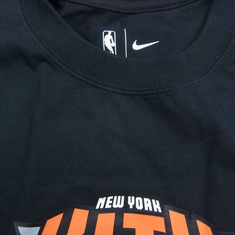 NIKE ナイキ DA1628-010 × KITH NBA New York Knicks キス ニューヨーク ニックス プリント 半袖 Tシャツ ブラック系 L【新古品】【未使用】【中古】