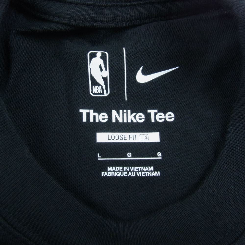 NIKE ナイキ DA1628-010 × KITH NBA New York Knicks キス ニューヨーク ニックス プリント 半袖 Tシャツ ブラック系 L【新古品】【未使用】【中古】