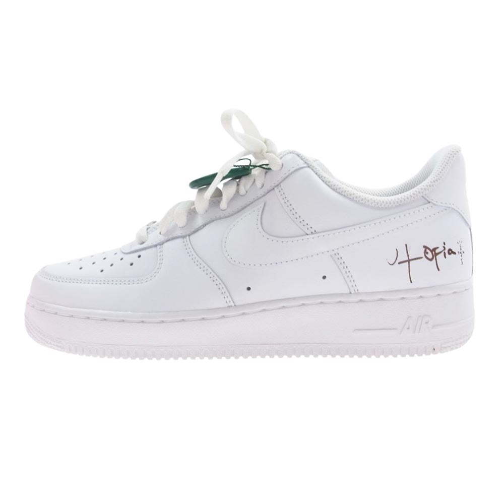 NIKE ナイキ DD8959-100 WMNS Air Force 1 Low 07 ウィメンズ エアフォース1 ローカット スニーカー ホワイト系 26.5cm【美品】【中古】