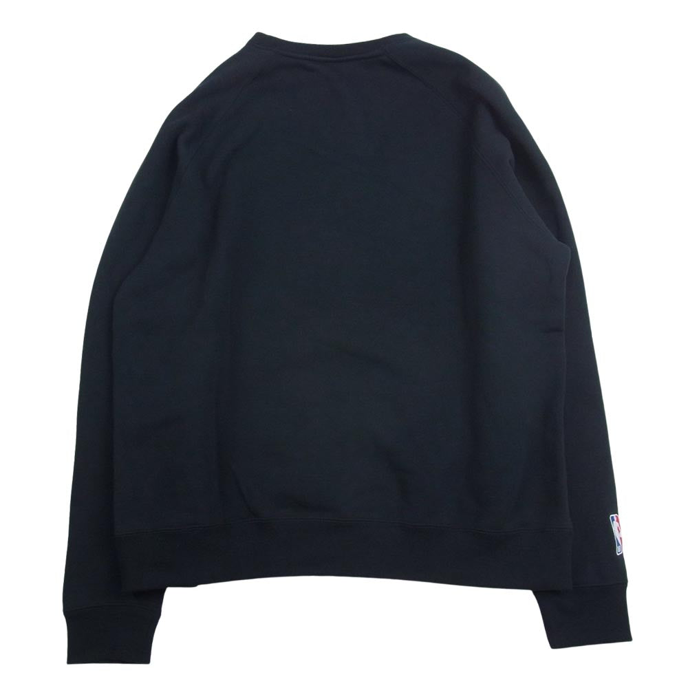 NIKE ナイキ CZ5611-010 × KITH キス NBA New York Knicks Fleece Crewneck ニューヨーク ニックス フリース 長袖 クルーネック スウェット ブラック系 L【美品】【中古】