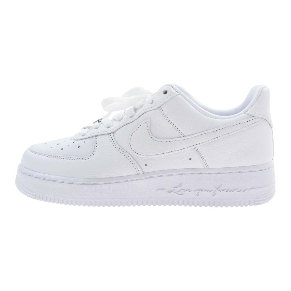 NIKE ナイキ CZ8065-100 Drake NOCTA Air Force 1 Low Certified Lover Boy ドレイクノクタ エアフォース1 ロー サーティファイド ラバーボーイ ローカット スニーカー ホワイト系 26.5cm【極上美品】【中古】