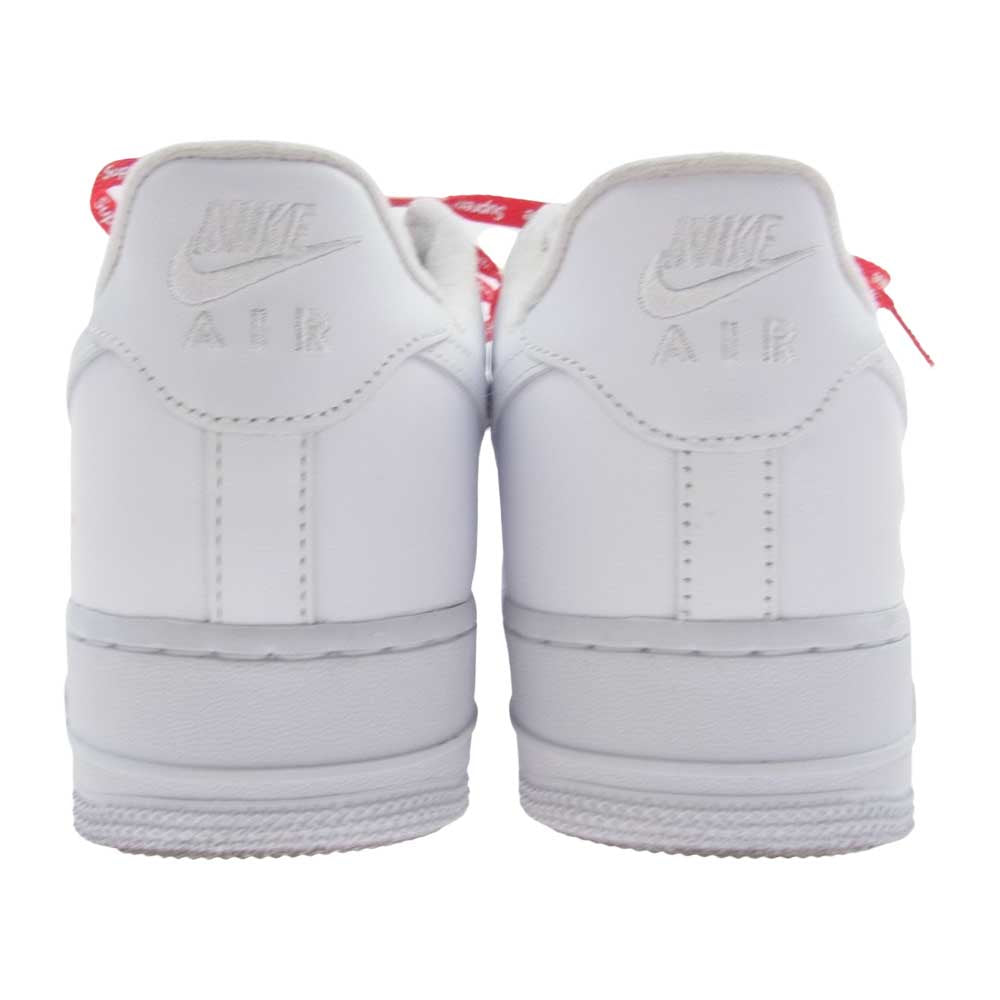 Supreme シュプリーム CU9225-100 × NIKE AIR FORCE 1 Low SP ナイキエアフォース ワン ロー スニーカー ホワイト系 27.5cm【中古】