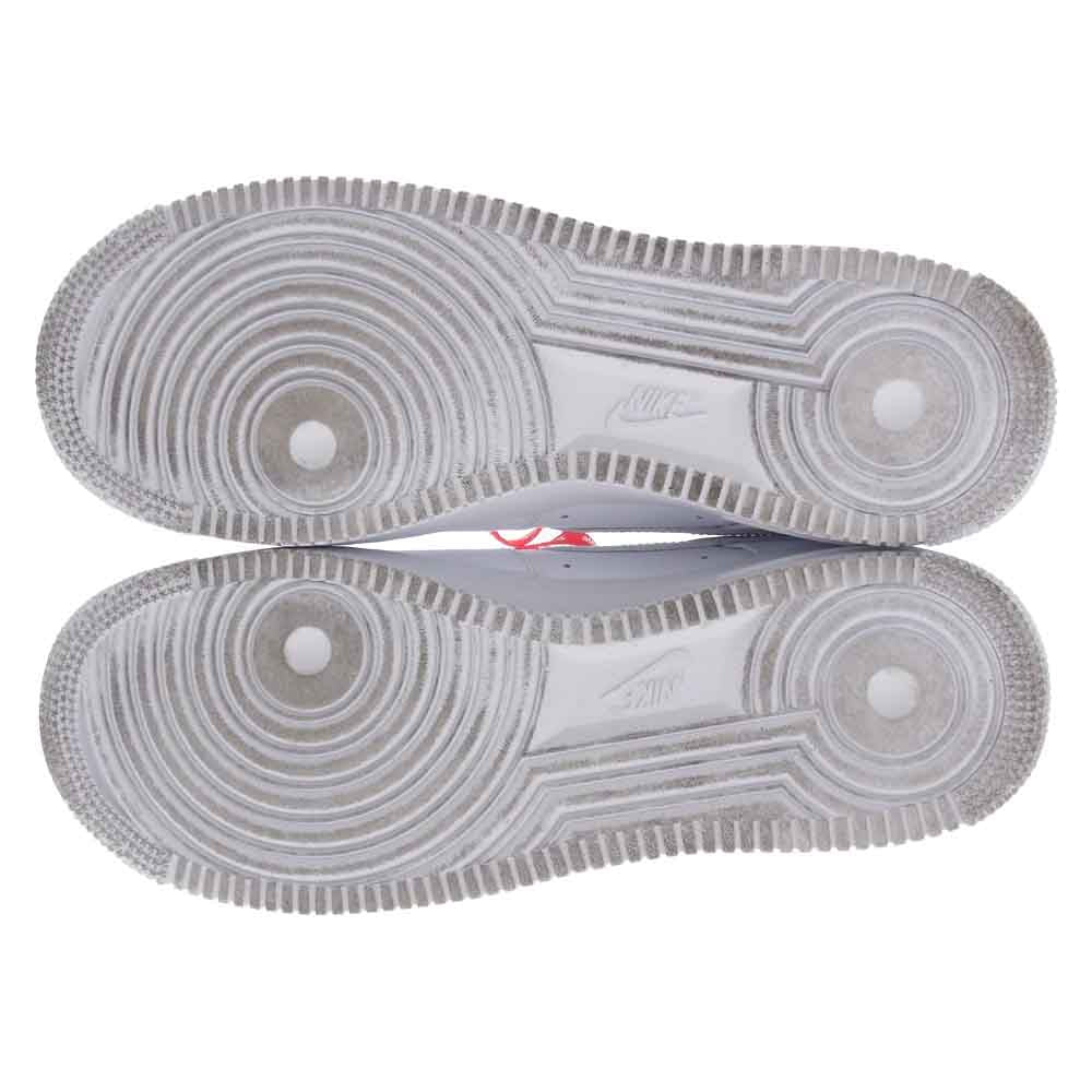 Supreme シュプリーム CU9225-100 × NIKE AIR FORCE 1 Low SP ナイキエアフォース ワン ロー スニーカー ホワイト系 27.5cm【中古】