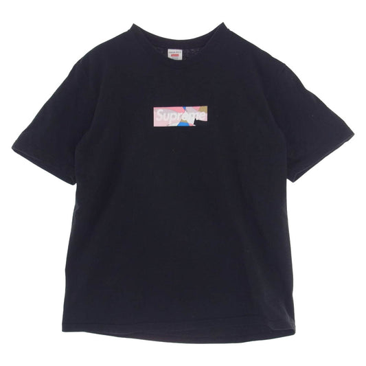 Supreme シュプリーム 21SS Emilio Pucci Box Logo Tee エミリオプッチ ボックス ロゴ プリント 半袖 Tシャツ ブラック系 M【中古】