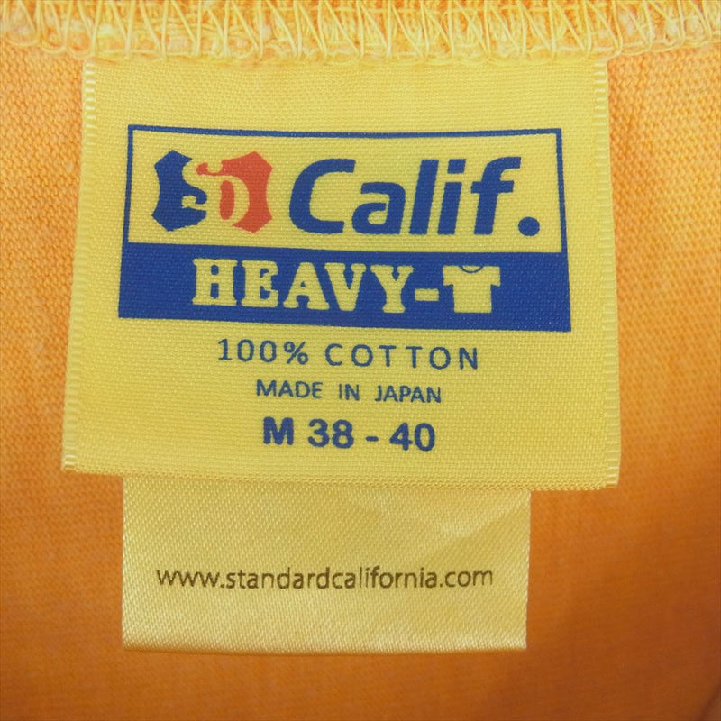 STANDARD CALIFORNIA スタンダードカリフォルニア SD Heavyweight Football Logo T ヘビーウェイト フットボール ロゴ Tシャツ カットソー イエロー系 M 38 - 40【中古】