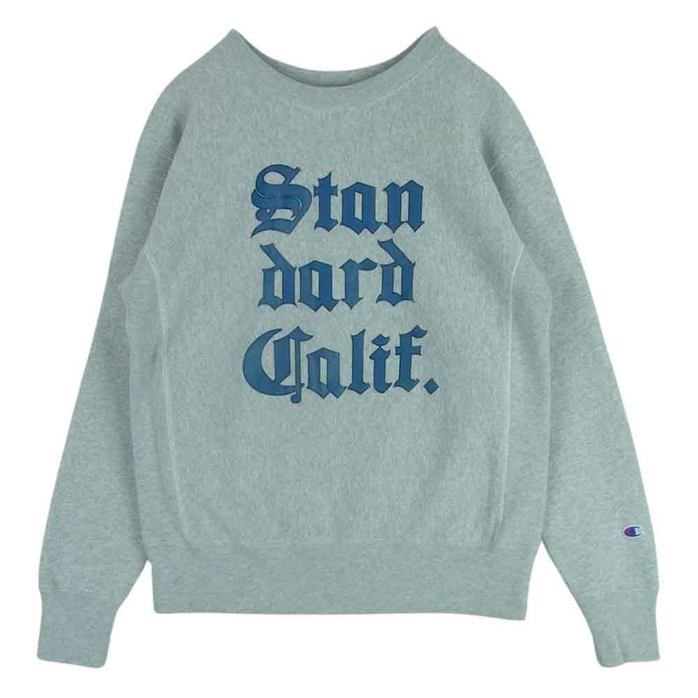 STANDARD CALIFORNIA スタンダードカリフォルニア CHAMPION SD Reverse Weave Crew Sweat OfficialStore Limited チャンピオン リバースウィーブ スウェット グレー系 M【美品】【中古】