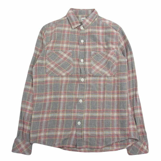 Ron Herman ロンハーマン 2920700061 1071 ネップ加工 チェック フランネル シャツ マルチカラー系 S【中古】