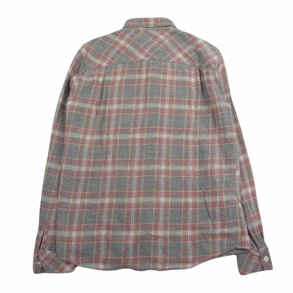 Ron Herman ロンハーマン 2920700061 1071 ネップ加工 チェック フランネル シャツ マルチカラー系 S【中古】