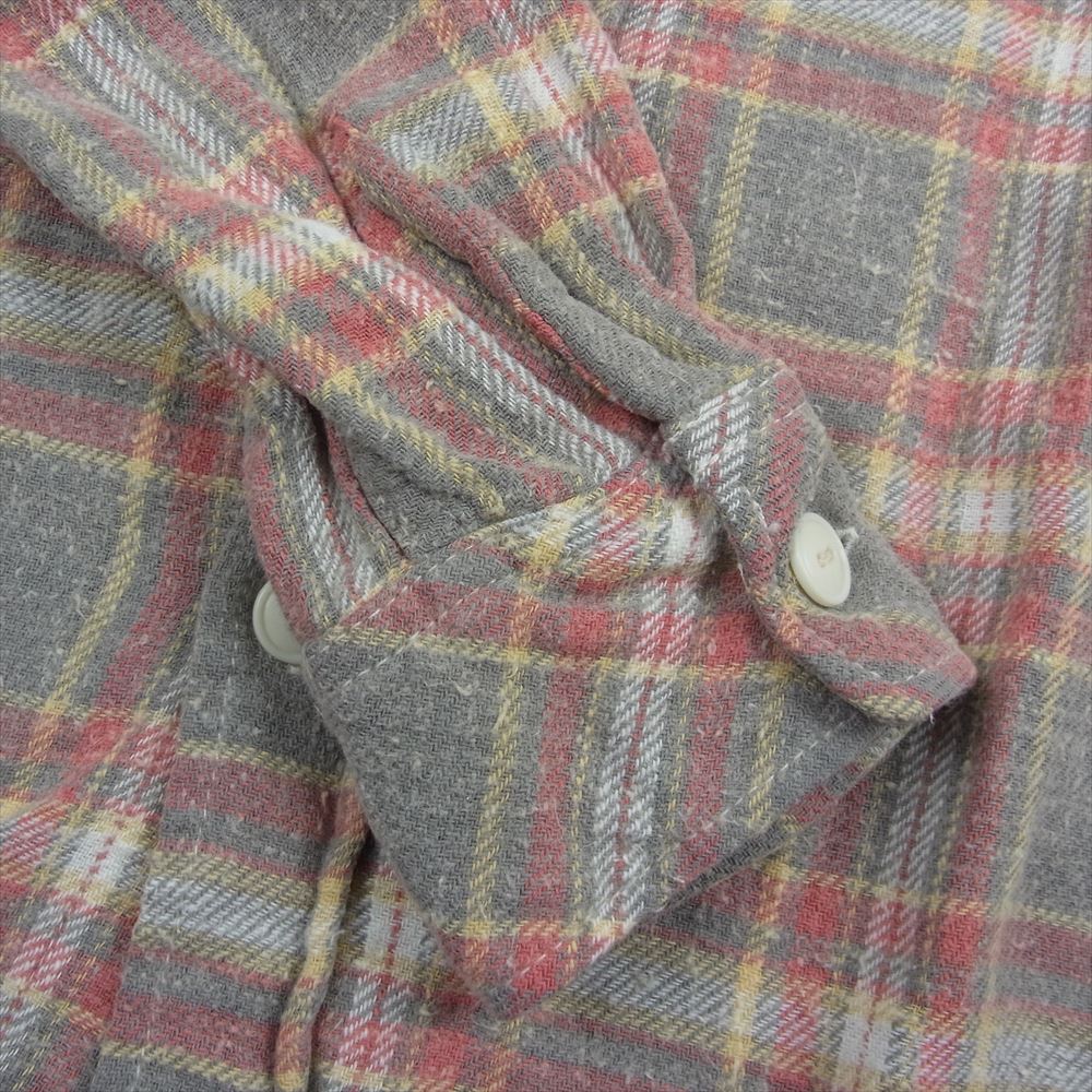 Ron Herman ロンハーマン 2920700061 1071 ネップ加工 チェック フランネル シャツ マルチカラー系 S【中古】