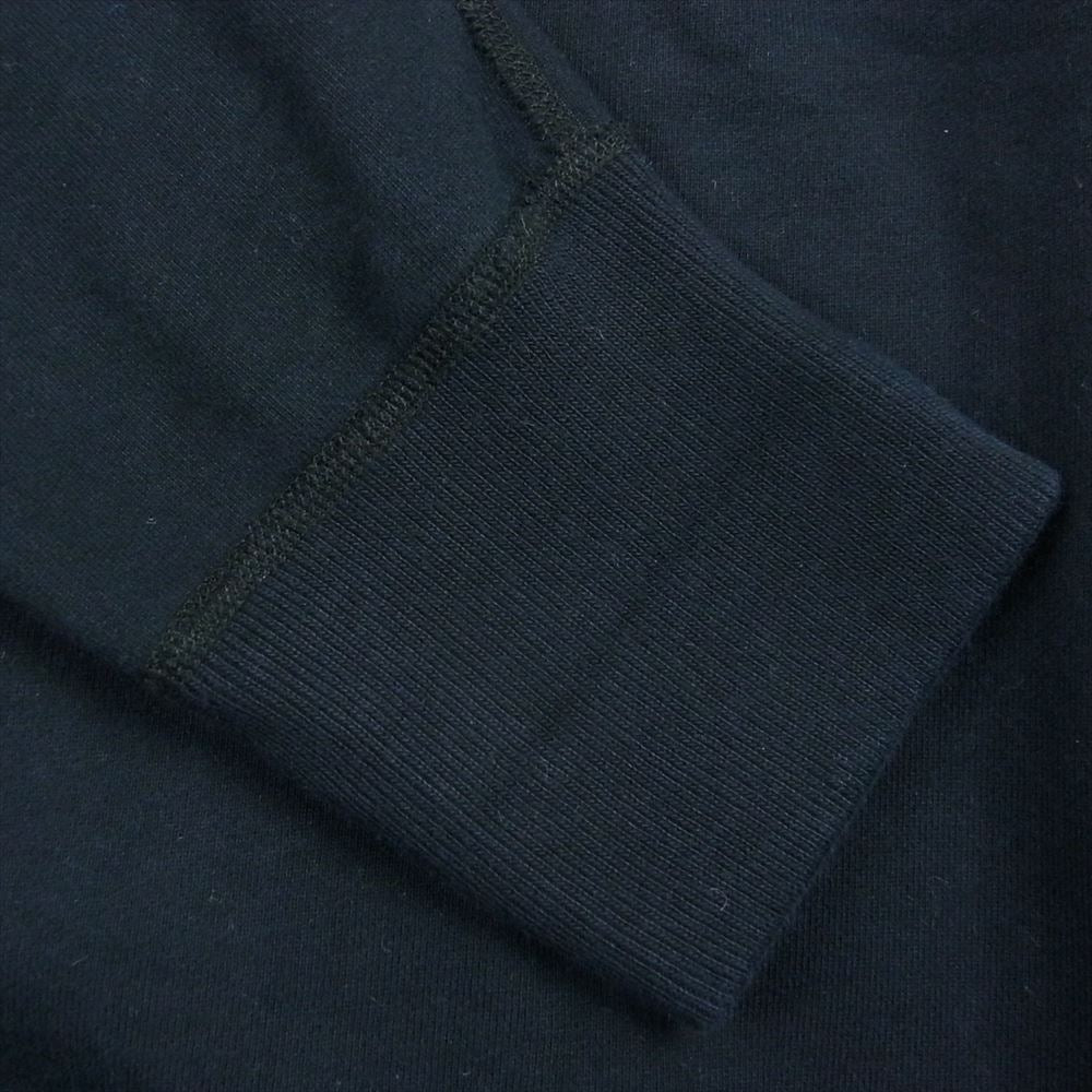 レイニングチャンプ サイドジップ クルーネック 長袖 スウェット ブラック系 S【中古】