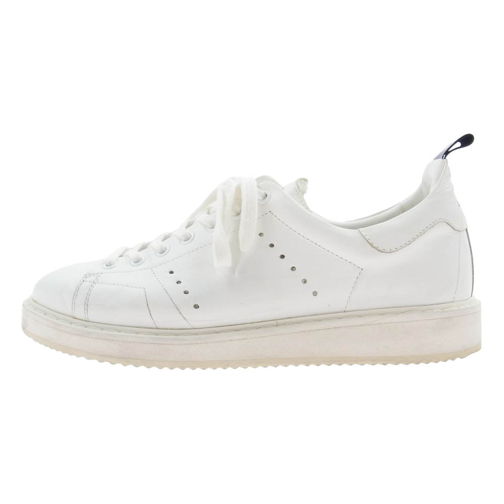 GOLDEN GOOSE ゴールデングース GCOMS631.A1 STARTER スターター ローカット スニーカー ホワイト系 40【中古】