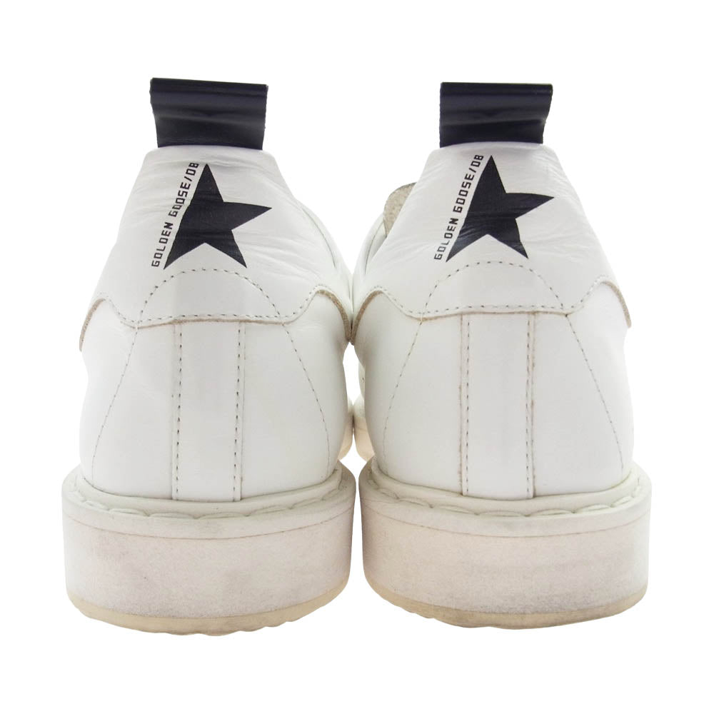GOLDEN GOOSE ゴールデングース GCOMS631.A1 STARTER スターター ローカット スニーカー ホワイト系 40【中古】