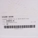 GOLDEN GOOSE ゴールデングース GCOMS631.A1 STARTER スターター ローカット スニーカー ホワイト系 40【中古】
