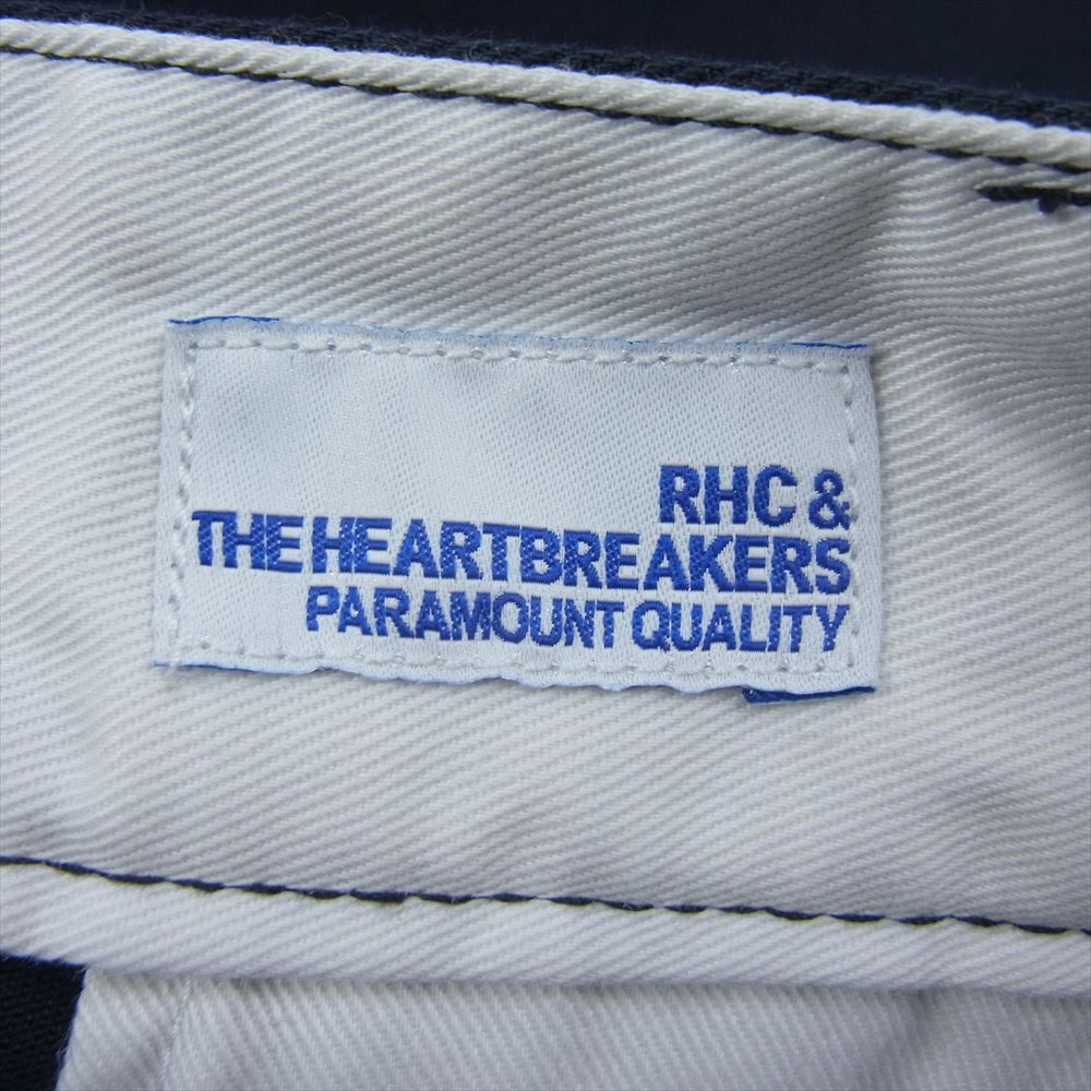 Ron Herman ロンハーマン RHC × BEDWIN ＆ THE HEARTBREAKERS × Dickies MODEL10L ベドウィン ディッキーズT/C ワーク パンツ ネイビー系 2【中古】