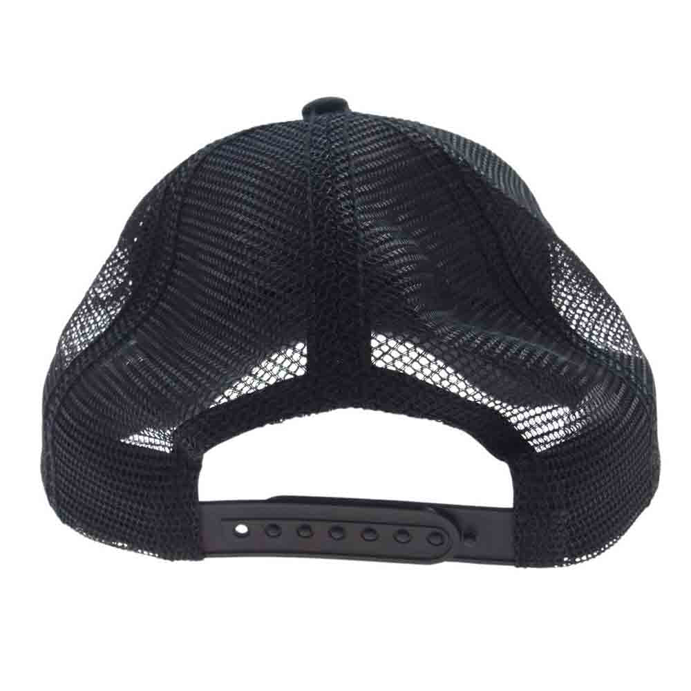 RAF SIMONS ラフシモンズ 2521000263 1154 R Logo Mesh Cap ダメージ加工 ロゴ メッシュ キャップ ブラック系【中古】