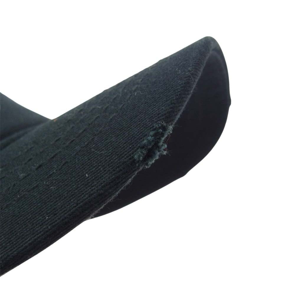 RAF SIMONS ラフシモンズ 2521000263 1154 R Logo Mesh Cap ダメージ加工 ロゴ メッシュ キャップ ブラック系【中古】