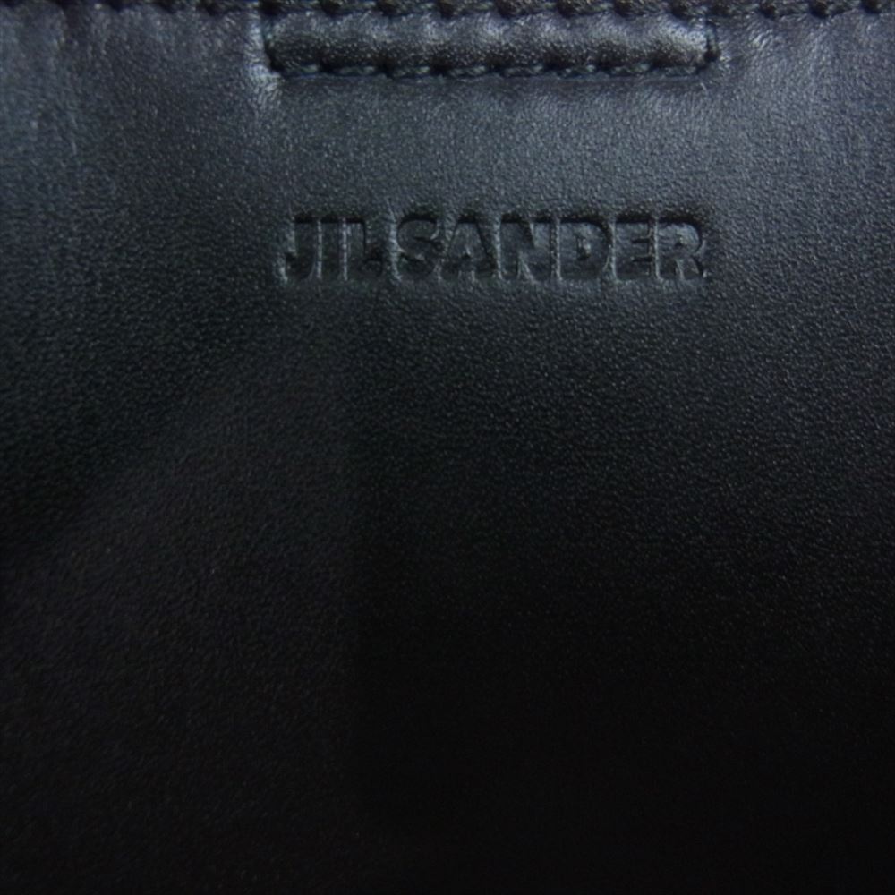 JIL SANDER ジルサンダー TANGLE SMALL タングル スモール レザー ショルダーバッグ サコッシュ ブラック系【中古】