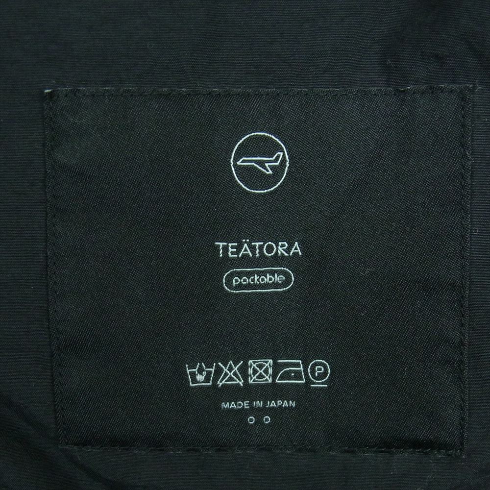 TEATORA テアトラ TT-105-P TIME ADAPTER P タイム アダプター パッカブル コート 日本製 ブラック系 ○○【中古】
