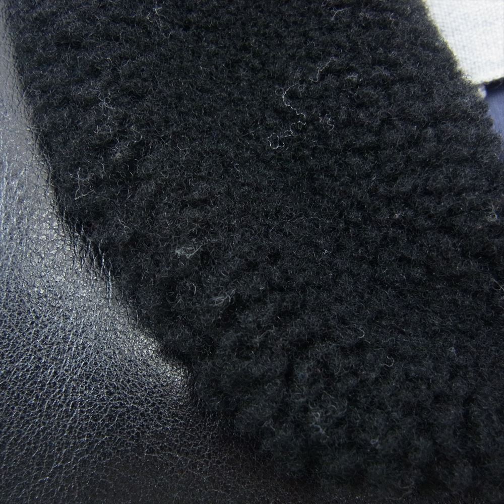 UNDERCOVER アンダーカバー 12AW J4205 UNDERCOVERISM アンダーカバーイズム ダウン ジャケット 袖レザー 襟ボア 切替 ブラック系 4【中古】