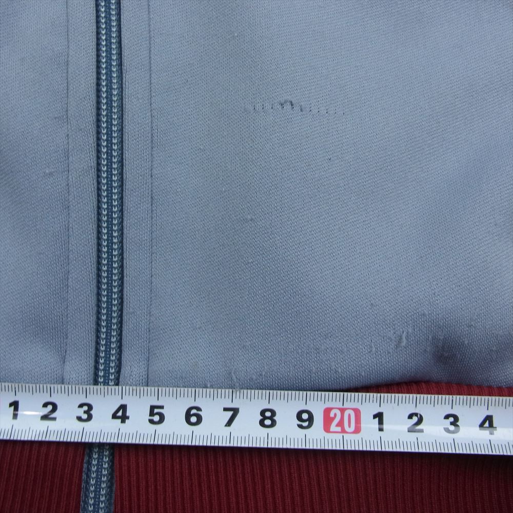 robe de chambre COMME des GARCONS ローブドシャンブルコムデギャルソン AD2000 RS100240 アーカイブ ロゴ刺繍 トラックジャケット ジャージー ブルゾン エンジ系 ブルー系【中古】