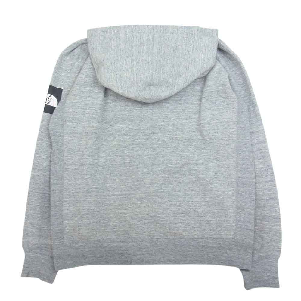 THE NORTH FACE ノースフェイス NT61835　 SQUARE LOGO HOODIE プルオーバー パーカー グレー系 L【中古】