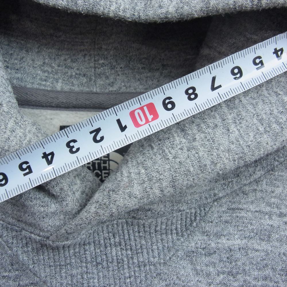 THE NORTH FACE ノースフェイス NT61835　 SQUARE LOGO HOODIE プルオーバー パーカー グレー系 L【中古】