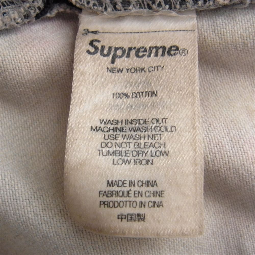 Supreme シュプリーム 21AW Nas and DMX Collage Double Knee Denim Painter Pant ナズアンド DMX コラージュダブルニーデニムペインターパンツ マルチカラー系 32【中古】