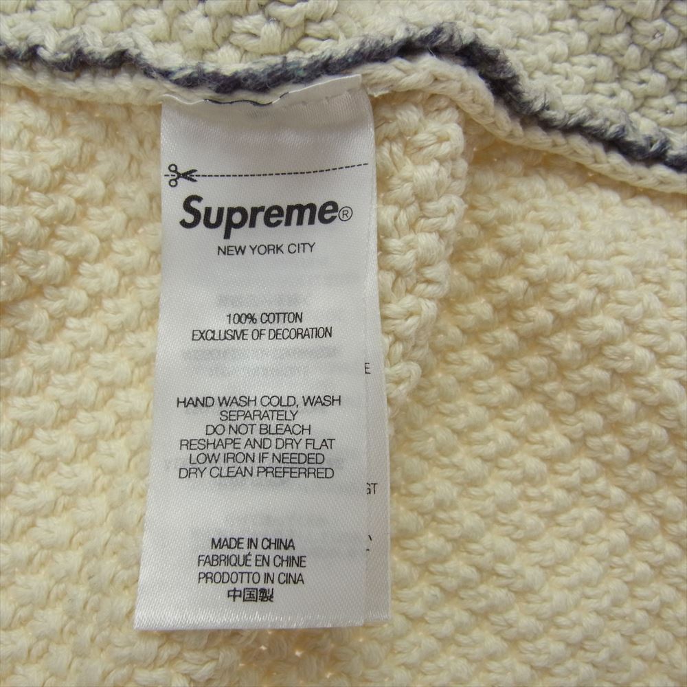 Supreme シュプリーム 23SS Kurt Cobain Sweater カート コバーン セーター ニット オフホワイト系 マルチカラー系 XL【中古】