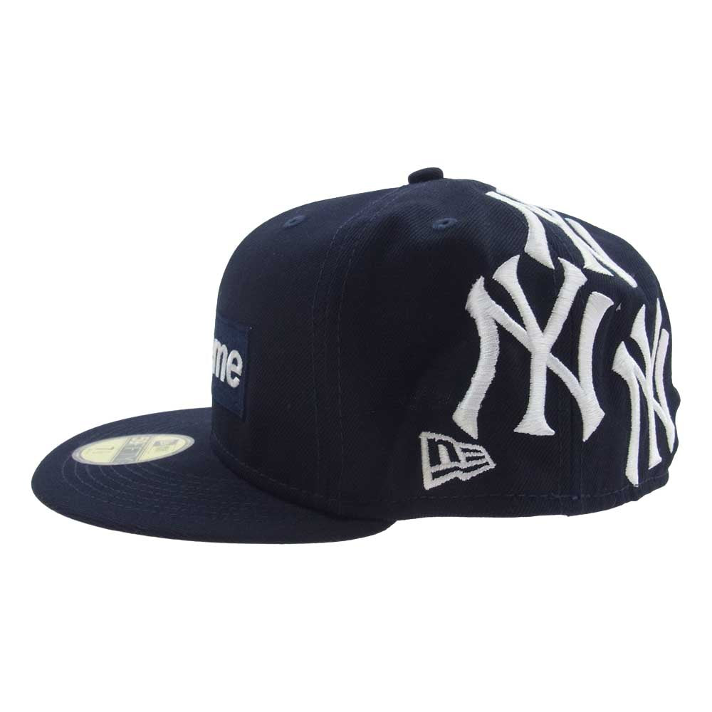 Supreme シュプリーム 21AW New York Yankees Box Logo New Era ニューヨーク ヤンキース ボックス ロゴ ニューエラ キャップ ネイビー系【新古品】【未使用】【中古】