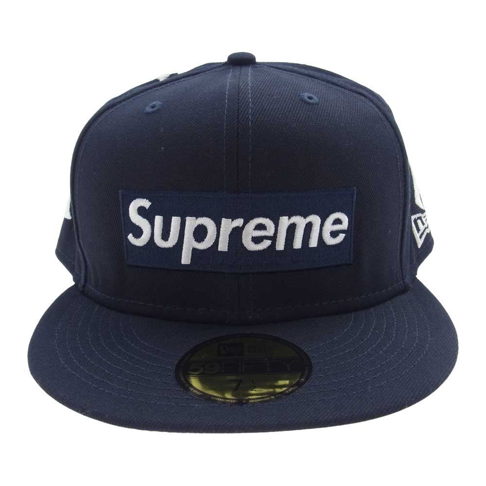 Supreme シュプリーム 21AW New York Yankees Box Logo New Era ニューヨーク ヤンキース ボックス ロゴ ニューエラ キャップ ネイビー系【新古品】【未使用】【中古】