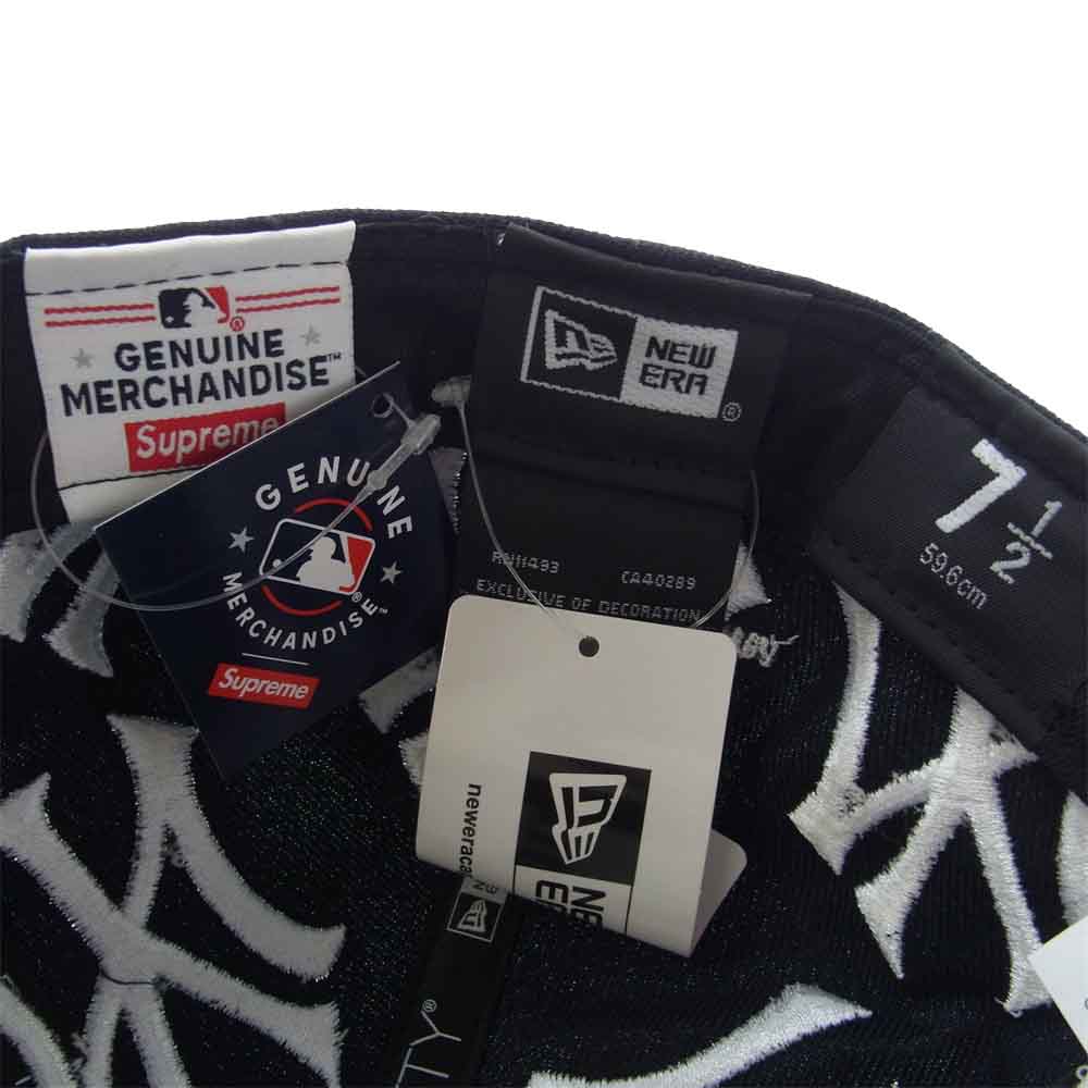 Supreme シュプリーム 21AW New York Yankees Box Logo New Era ニューヨーク ヤンキース ボックス ロゴ ニューエラ キャップ ネイビー系【新古品】【未使用】【中古】