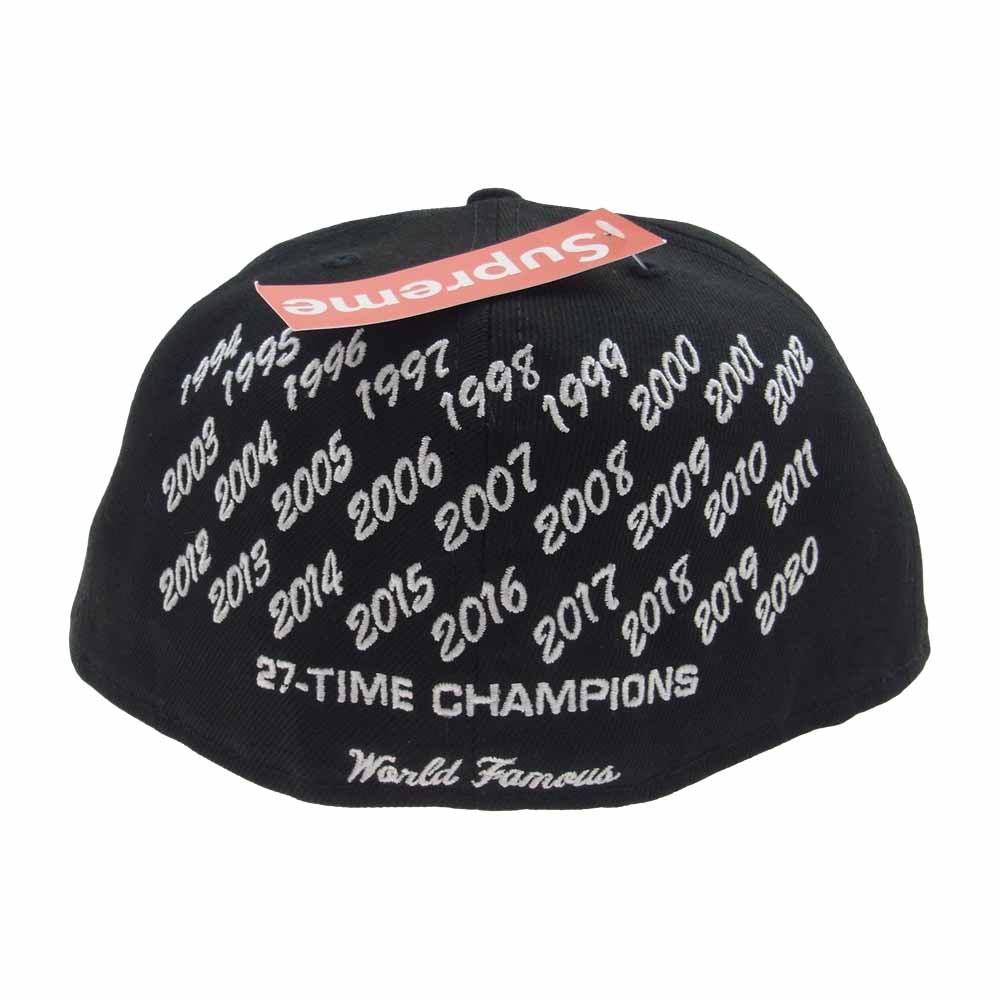 Supreme シュプリーム 21SS Champions Box Logo New Era チャンピオン ボックスロゴ ニューエラ キャップ ブラック系【新古品】【未使用】【中古】