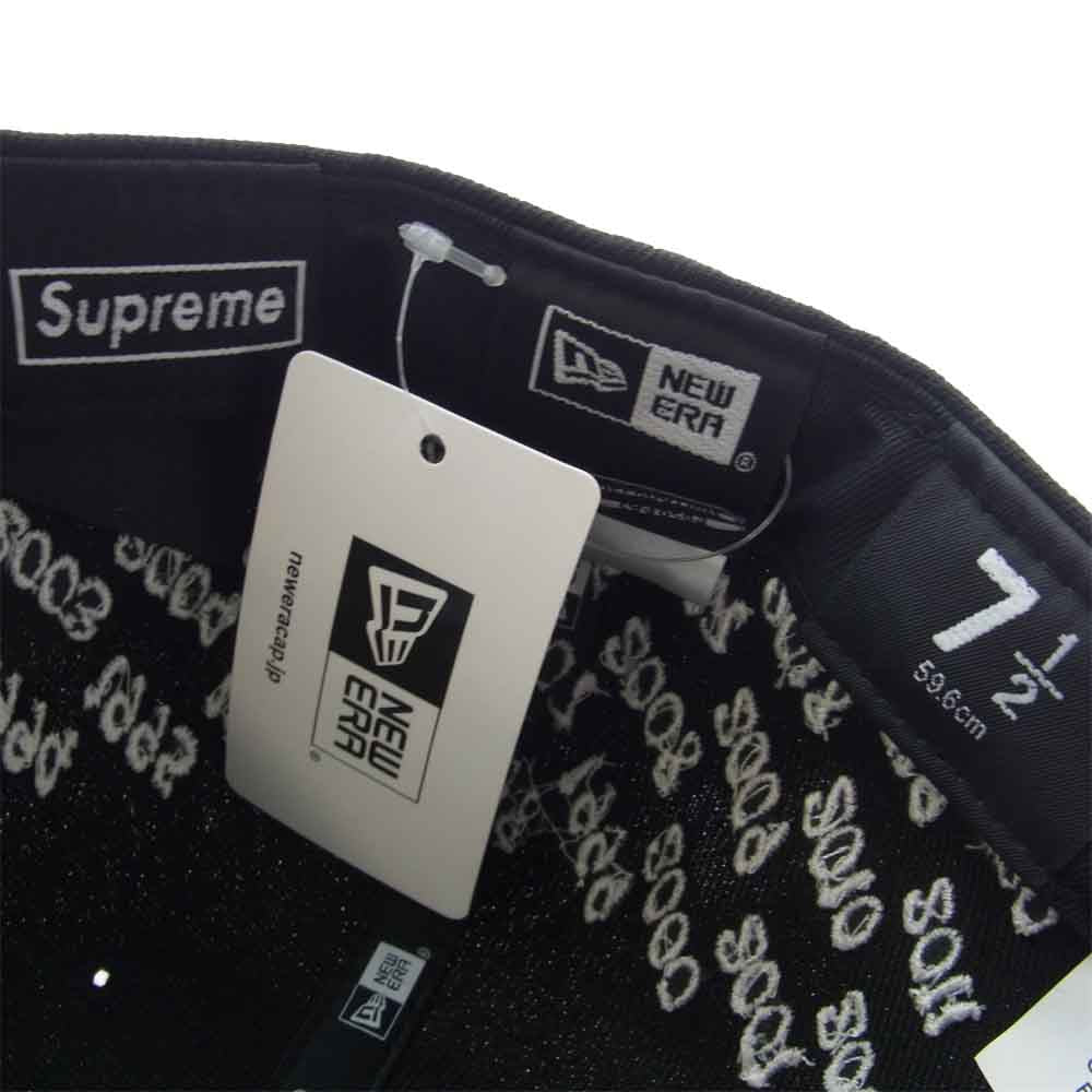 Supreme シュプリーム 21SS Champions Box Logo New Era チャンピオン ボックスロゴ ニューエラ キャップ ブラック系【新古品】【未使用】【中古】