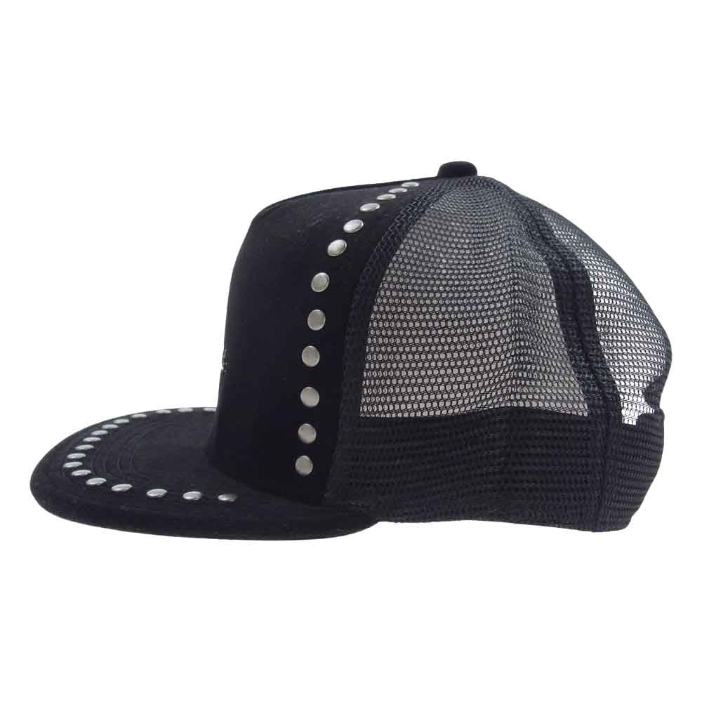 Supreme シュプリーム 21AW Studded Velvet Mesh Back 5-Panel スタディッド ベルベット メッシュ バック 5-パネル キャップ ブラック系【新古品】【未使用】【中古】