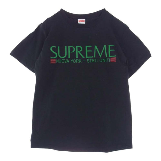 Supreme シュプリーム 20AW  Nuova York Tee 半袖 Tシャツ ブラック系 S【中古】