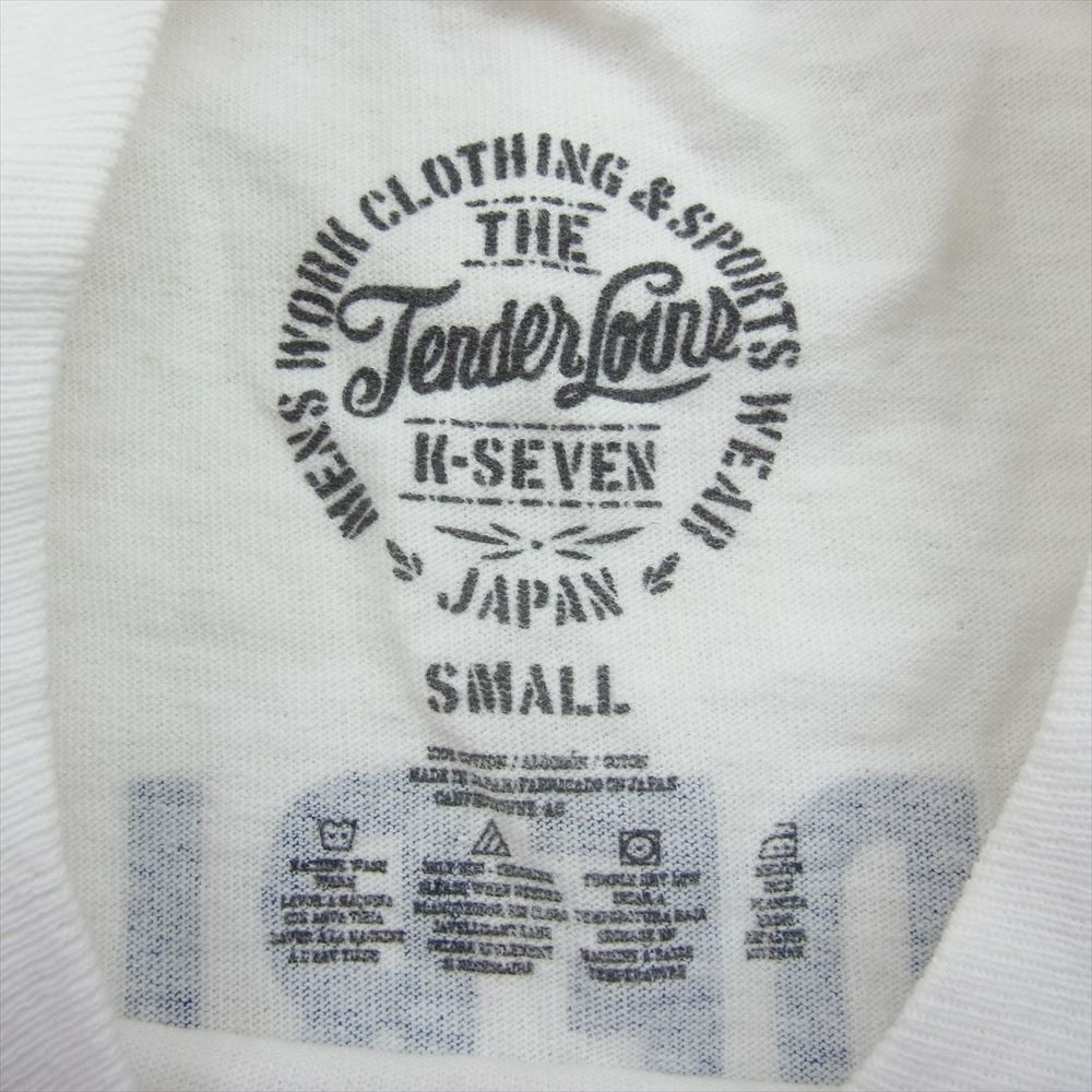 TENDERLOIN テンダーロイン TEE L/S NO1 ロングスリーブ 長袖 Tシャツ  ホワイト系 S【中古】